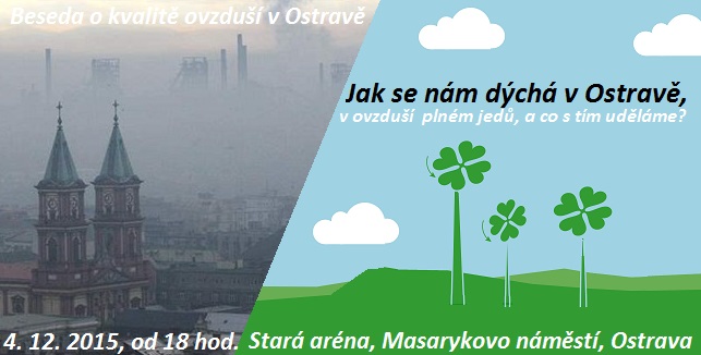 Beseda: Jak se nám dýchá v Ostravě?