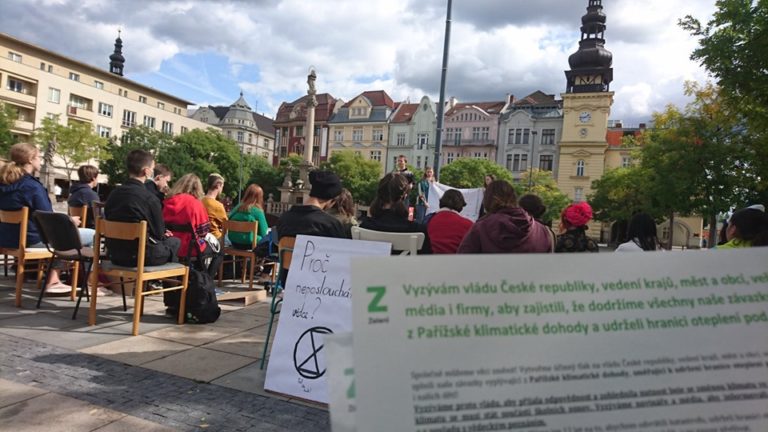 Zelení v Ostravě podporují studentské stávky za klima