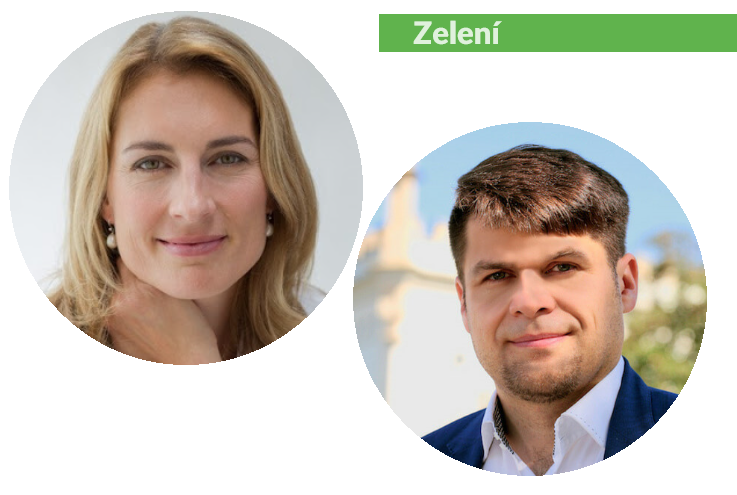 Zelené nově od ledna vede spolupředsednická dvojice Berg a Davis