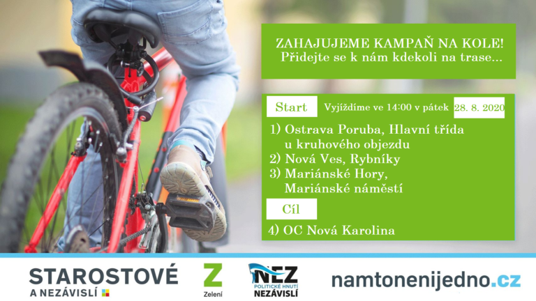 Zahajujeme volební kampaň trochu netradičně